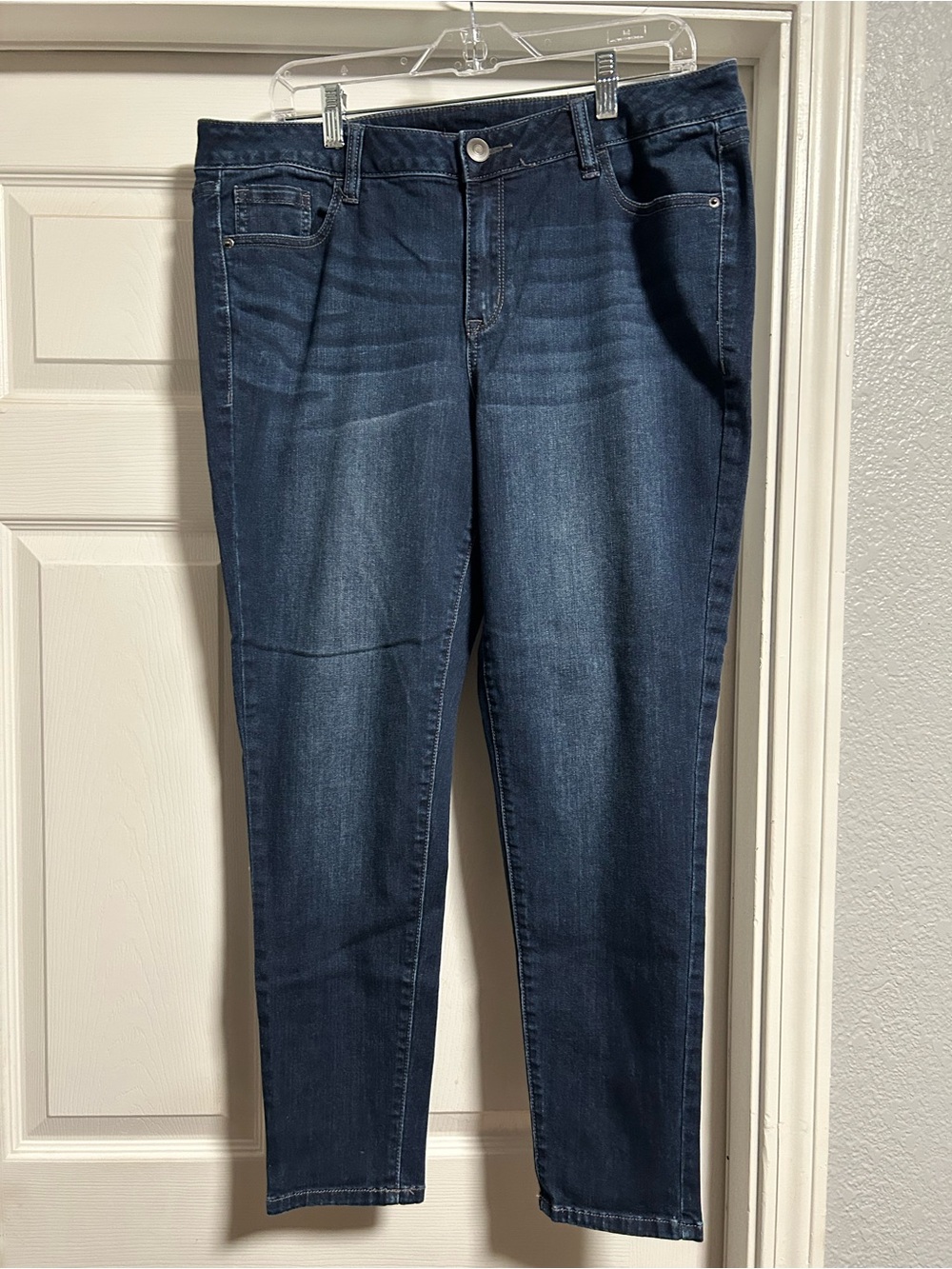 Lane Bryant Venezia Classic Women's Dark Blue Skinny Stretch Jeans